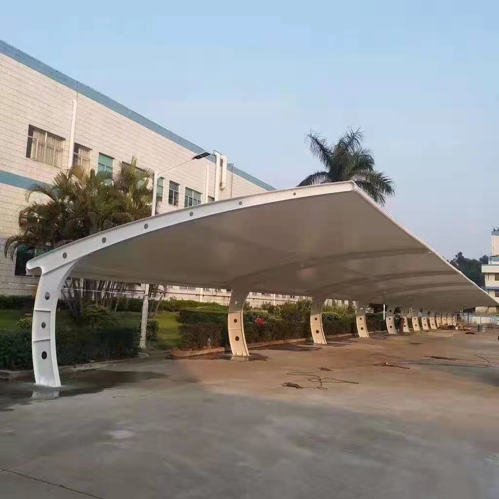 膜结构自行车棚